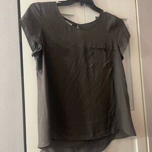 Elegant Gray Women's Top